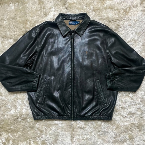 Polo Ralph Lauren Leather Jacket - Picture 1 of 9